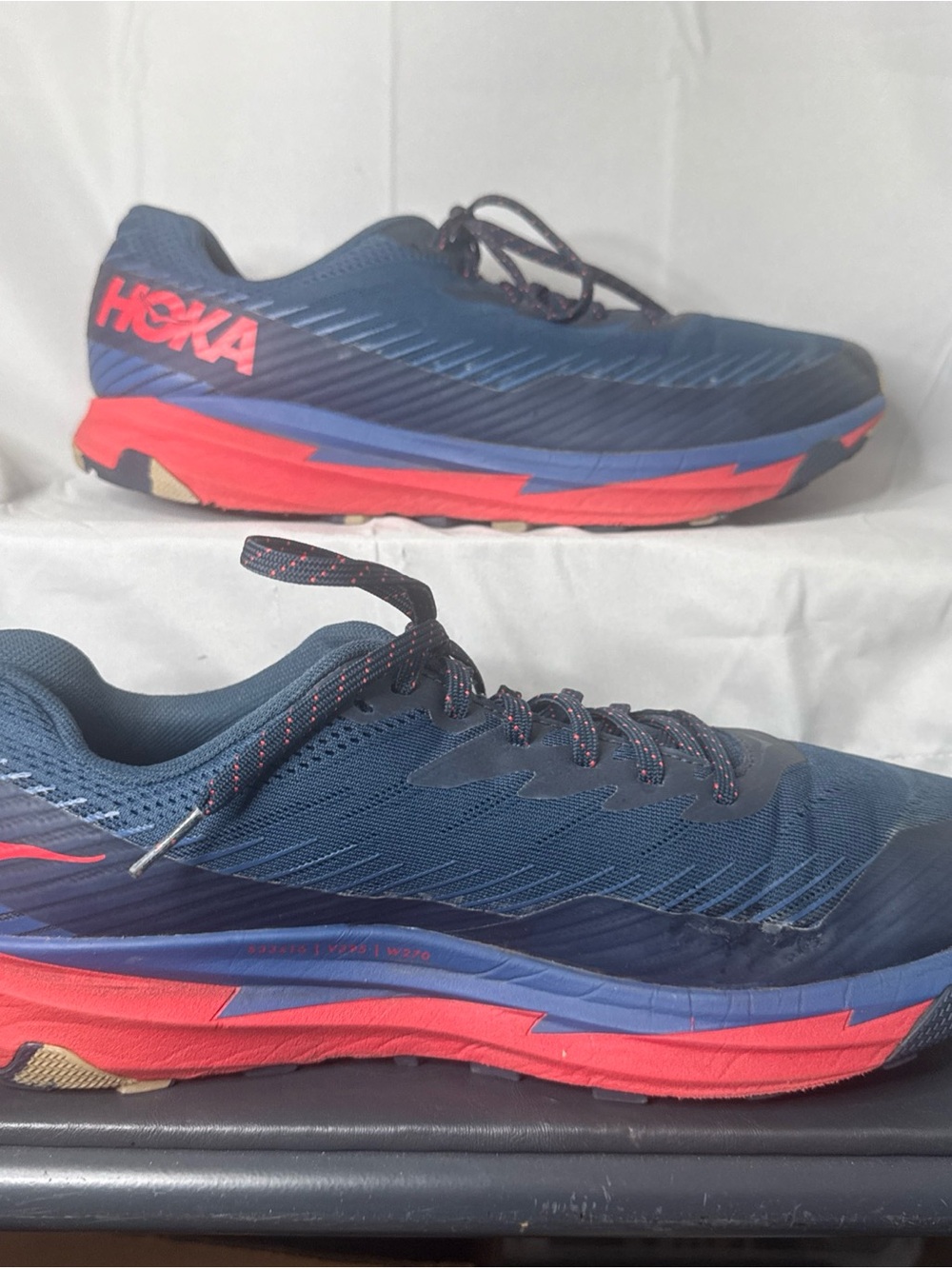 Hoka One One Mens Torrent 2 Men’s size 12 Blue Running Shoes Sneakers